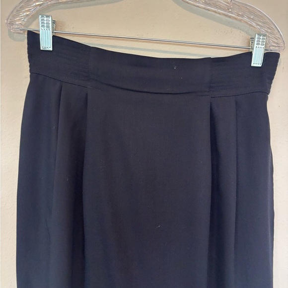 MaxMara Sophisticated Wool Navy Pencil Skirt 12 - Picture 4 of 6